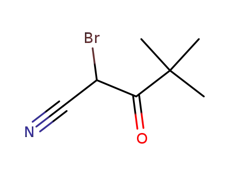 Molecular Structure of 89563-44-0 (Pentanenitrile, 2-bromo-4,4-dimethyl-3-oxo-)