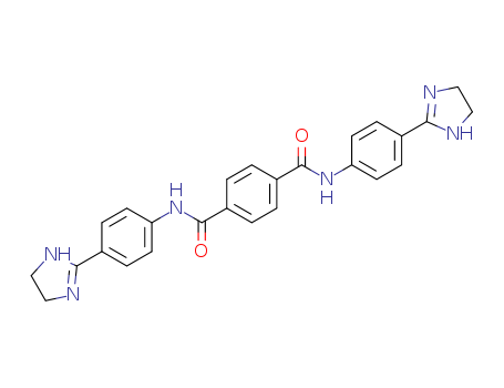 1, 4-Benzenedicarboxamide, N,N-bis[4- (4, 5-dihydro-1H-imidazol-2-yl)phenyl]- cas  3602-01-5