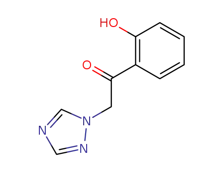 Molecular Structure of 111229-09-5 (Ethanone, 1-(2-hydroxyphenyl)-2-(1H-1,2,4-triazol-1-yl)-)
