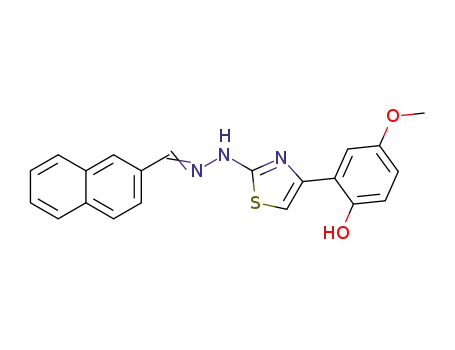 2-naphthaldehyde-[4-(2-hydroxy-5-methoxyphenyl)-1,3-thiazol-2-yl]hydrazone