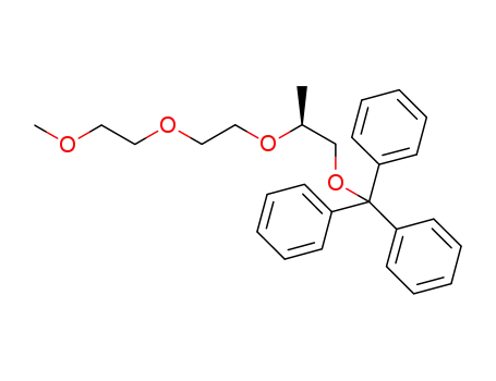 (S)-(2-(2-(2-methoxyethoxy)ethoxy)propoxy)triphenylmethane