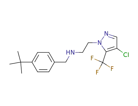 (4-tert-butylbenzyl)-[2-(4-chloro-5-trifluoromethylpyrazol-1-yl)-ethyl]-amine