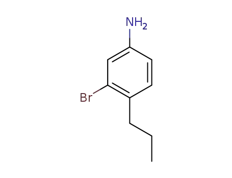 Molecular Structure of 3355-22-4 (3-bromo-4-propylaniline)