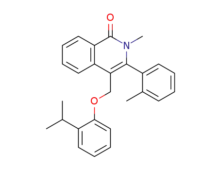 4-(2-isopropyl-phenoxymethyl)-2-methyl-3-o-tolyl-2H-isoquinolin-1-one