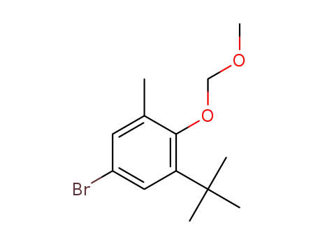 5-bromo-1-(tert-butyl)-2-(methoxymethoxy)-3-methylbenzene