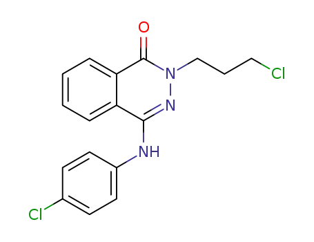 2-(3-chloropropyl)-4-[(4-chlorophenyl)amino]phthalazin-1(2H)-one