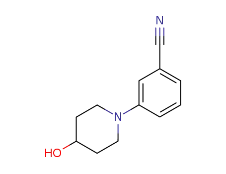 3-(4-hydroxypiperidin-1-yl)benzonitrile