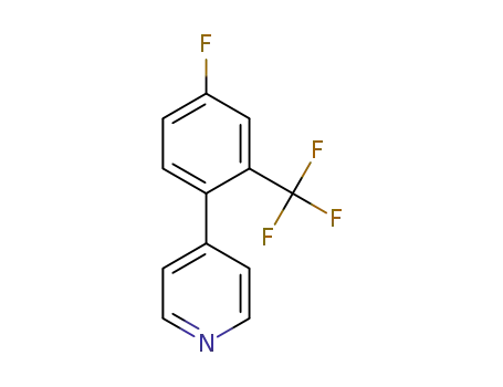 Molecular Structure of 1214345-41-1 (4-(4-fluoro-6-trifluoromethylphenyl)pyridine)