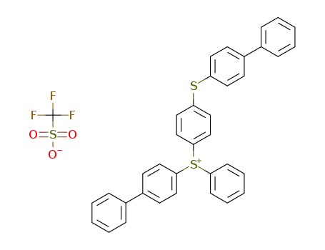 [4-(4-biphenylthio)phenyl]-4-biphenylphenylsulfonium triflate