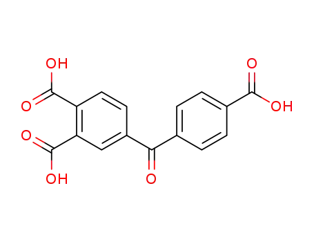 Molecular Structure of 24910-57-4 (4-(p-carboxybenzoyl)phthalic acid)