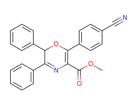 methyl 6-(4-cyanophenyl)-2,3-diphenyl-2H-1,4-oxazine-5-carboxylate