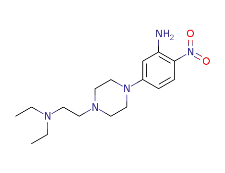 5-{4-[2-(diethylamino)ethyl]piperazin-1-yl}-2-nitroaniline