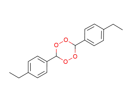 Molecular Structure of 1148055-50-8 (3,6-bis-(4-ethyl-phenyl)-[1,2,4,5]tetraoxane)