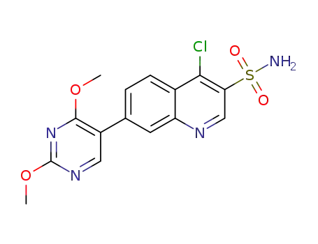 7-[2,4-bis(methyloxy)-5-pyrimidinyl]-4-chloro-3-quinolinesulfonamide