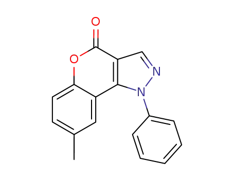 8-methyl-1-phenylchromeno[4,3-c]pyrazol-4(1H)-one