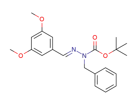 (E)-tert-butyl 1-benzyl-2-(3,5-dimethoxybenzylidene)hydrazinecarboxylate