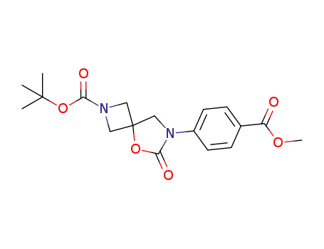 tert-butyl 7-[4-(methoxycarbonyl)phenyl]-6-oxo-5-oxa-2,7-diazaspiro[3.4]octane-2-carboxylate