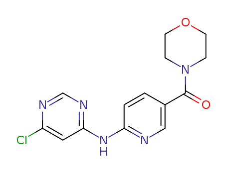 [6-(6-chloro-pyrimidin-4-ylamino)-pyridin-3-yl]-morpholin-4-yl-methanone