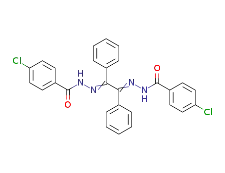 Molecular Structure of 61618-33-5 (Benzoic acid, 4-chloro-, (1,2-diphenyl-1,2-ethanediylidene)dihydrazide)