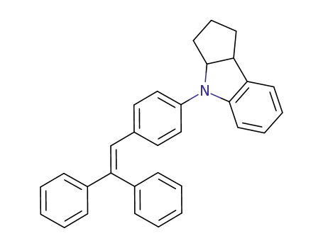 Molecular Structure of 1118752-92-3 ((3aS,8bS)-4-(4-(2,2-diphenylvinyl)phenyl)-1,2,3,3a,4,8b-hexahydrocyclopenta[b]indole)