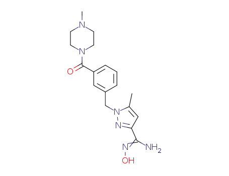N'-hydroxy-5-methyl-1-{3-[(4-methylpiperazin-1-yl)carbonyl]benzyl}-1H-pyrazole-3-carboximide amide