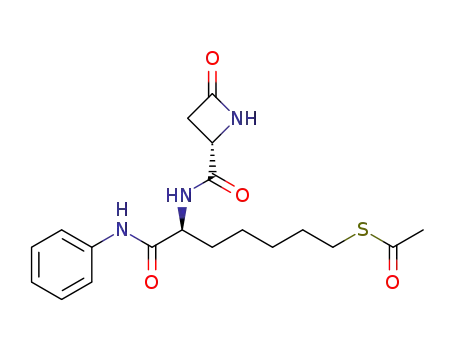 thioacetic acid S-{(S)-6-[((S)-4-oxo-azetidine-2-carbonyl)-amino]-6-phenylcarbamoyl-hexyl} ester