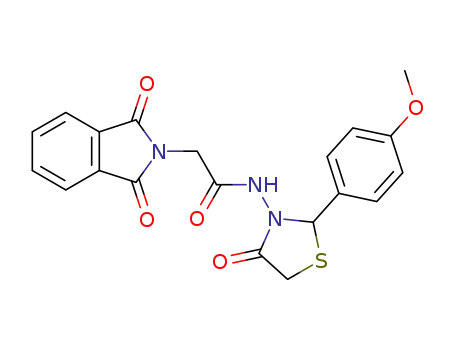 2-(1,3-dioxo-1,3-dihydroisoindol-2-yl)-N-[2-(4-methoxyphenyl)-4-oxothiazolidin-3-yl]acetamide