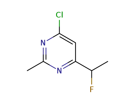 4-chloro-6-(1-fluoroethyl)-2-methyl-pyrimidine