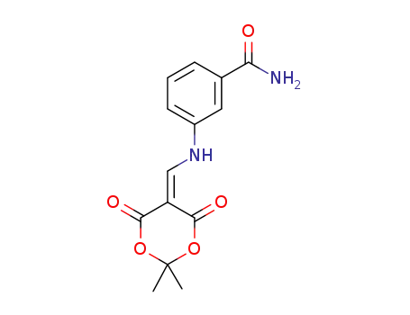 3-((2,2-dimethyl-4,6-dioxo-1,3-dioxan-5-ylidene)methylamino)benzamide