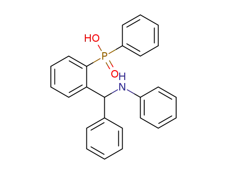 phenyl(2-(phenyl(phenylamino)methyl)phenyl)phosphinic acid