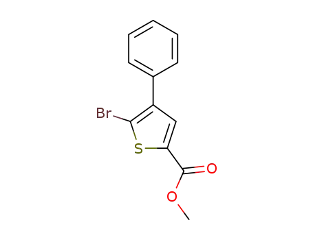 methyl 5-bromo-4-phenyl-thiophene-2-carboxylate