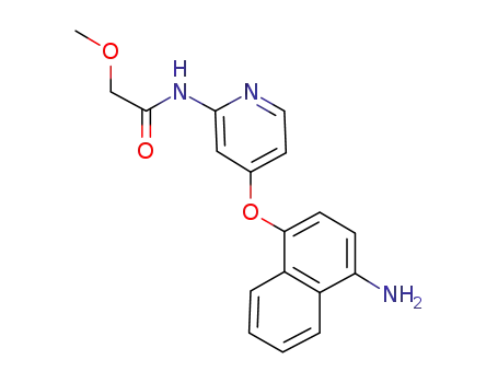 N-(4-((4-aminonaphthalen-1-yl)oxy)pyridin-2-yl)-2-methoxy acetamide