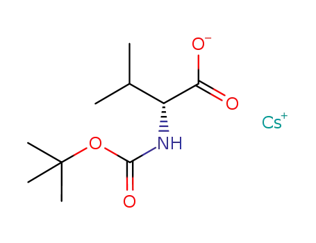 Boc-D-valine caesium salt