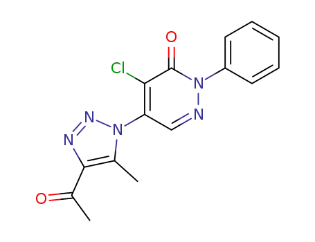 5-(4-acetyl-5-methyl-1H-1,2,3-triazol-1-yl)-4-chloro-2-phenylpyridazin-3(2H)-one