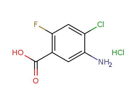 5-Amino-4-chloro-2-fluorobenzoic acid, HCl