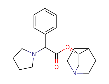 (R)-quinuclidin-3-yl 2-phenyl-2-(pyrrolidin-1-yl)acetate