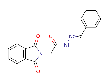 N'-benzylidene-2-(1,3-dioxo-1,3-dihydro-2H-isoindol-2-yl)acetohydrazide