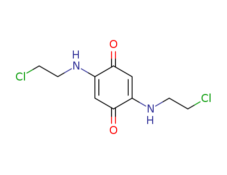 2,5-Cyclohexadiene-1,4-dione,2,5-bis[(2-chloroethyl)amino]- cas  23205-90-5