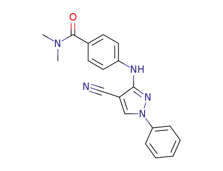4-((4-cyano-1-phenyl-1H-pyrazol-3-yl)amino)-N,N-dimethylbenzamide