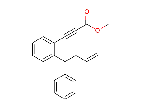 methyl 3-(2-(1-phenylbut-3-enyl)phenyl)propiolate