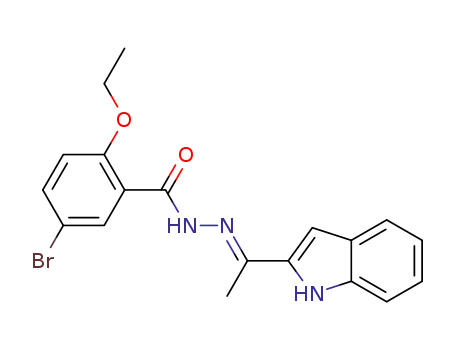 (E)-N'-[1-(1H-indol-2-yl)ethylidene]-5-bromo-2-ethoxybenzohydrazide