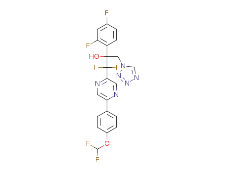 1-(5-(4-(Difluoromethoxy)phenyl)pyrazin-2-yl)-2-(2,4-difluorophenyl)-1,1-difluoro-3-(1H-tetrazol-1-yl)propan-2-ol