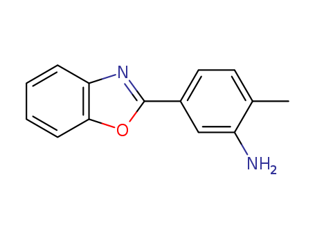 Benzenamine, 5-(2-benzoxazolyl)-2-methyl-