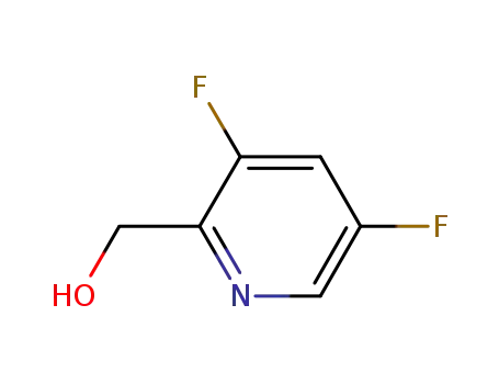 Molecular Structure of 1065267-14-2 ((3,5-difluoropyridin-2-yl)Methanol)