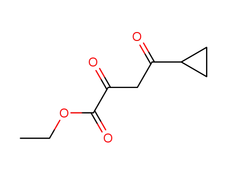 Molecular Structure of 21080-80-8 (ethyl 4-cyclopropyl-2,4-dioxobutanoate)