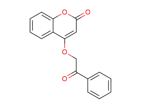 Molecular Structure of 81263-52-7 (2H-1-Benzopyran-2-one, 4-(2-oxo-2-phenylethoxy)-)