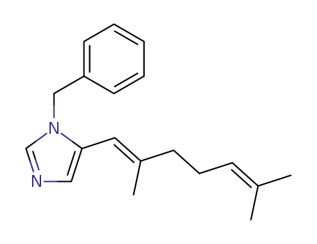 Molecular Structure of 96108-89-3 (1-benzyl-5-(2,6-dimethyl-1,5-heptadienyl)imidazole)