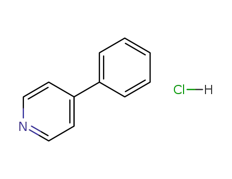 Molecular Structure of 16663-69-7 (Pyridine, 4-phenyl-, hydrochloride)