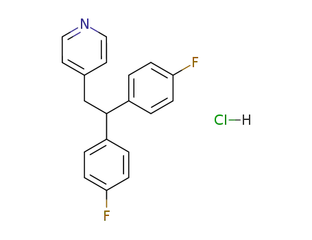 Pyridine, 4-[2,2-bis(4-fluorophenyl)ethyl]-, hydrochloride