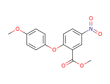 2-(4-Methoxy-phenoxy)-5-nitro-benzoic acid methyl ester